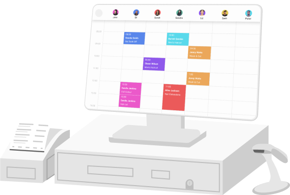 programvara för frisörsalong